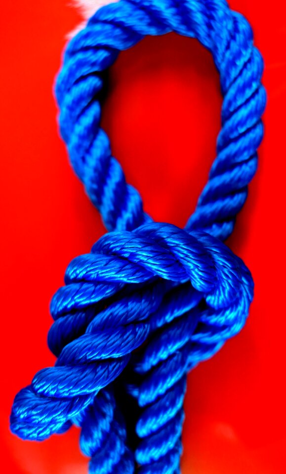 Rope dew knitting