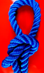 Rope dew knitting photo