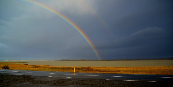 Rainbow on the N61, Iceland (48771572331)