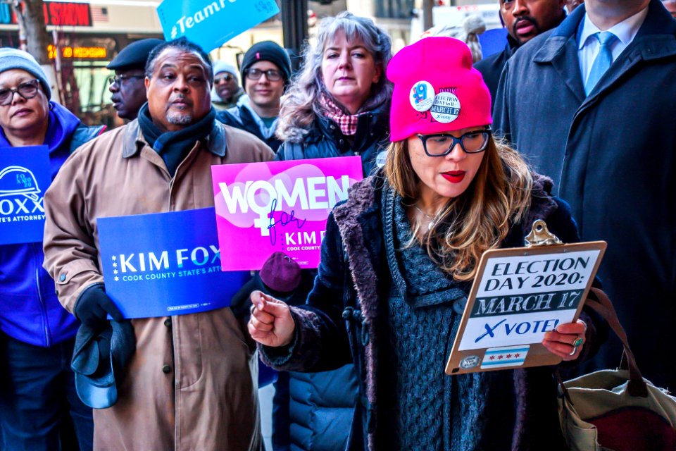 Rally to Re-Elect Kim Foxx Cook County State's Attorney Chicago Illinois 2-19-20 5433 (49564256316)