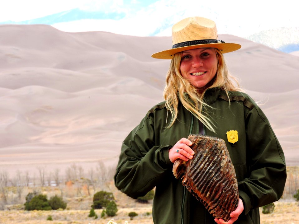Ranger Holding Mammoth Tooth (37125060224)