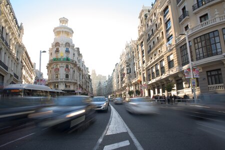 Madrid capital cars photo