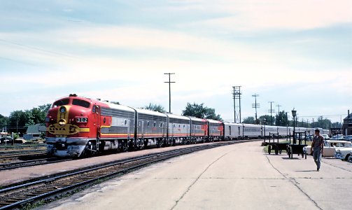Red Warbonnets at Streator, IL in 1963 -- 3 Photos (31627663552) photo