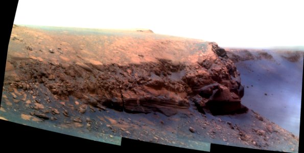 Released to Public Cape Verde, Victoria Crater, Mars (NASA) (2074668977)
