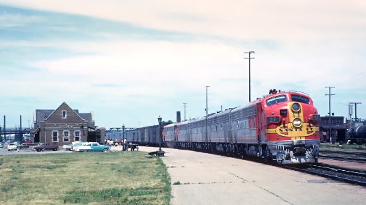 Red Warbonnets at Streator, IL in 1963 -- 3 Photos (31774400485) photo