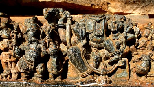 Reliefs at Hoysaleswara Temple (51056373163) photo