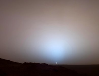 Released to Public The Sun from Mars by NASA JPL Texas A&M Cornell (NASA JPL) (436670436) photo