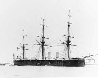 RN Coast Défense Ship HMS HERCULES launched in 1868 at 8680 tons (49534150418)
