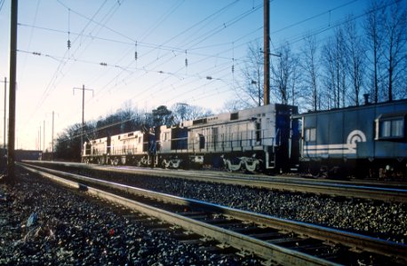 Roger Puta caught these at about MP 82 on the Amtrak Baltimore Division, about 2 miles south of Gunpow in December 1980 (33537586170) photo