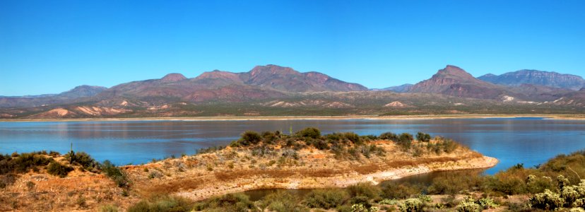 Roosevelt Lake Panoramic View (10911735633)