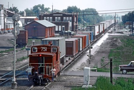 Santa Fe in Marceline, MO in August 1983, 3 Roger Puta Photos (31195141131)