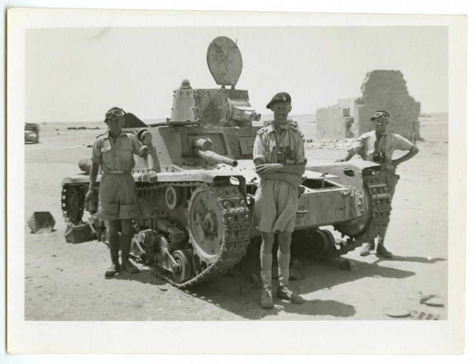 Soldiers by a tank, 1941 (27810749274)