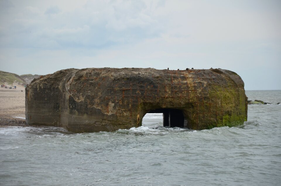 Atlantic wall beach coast
