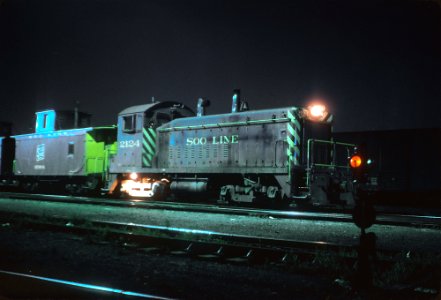 SOO SW1200 2124 in August 1963 probably in the Schiller Park Yard (34477798025)