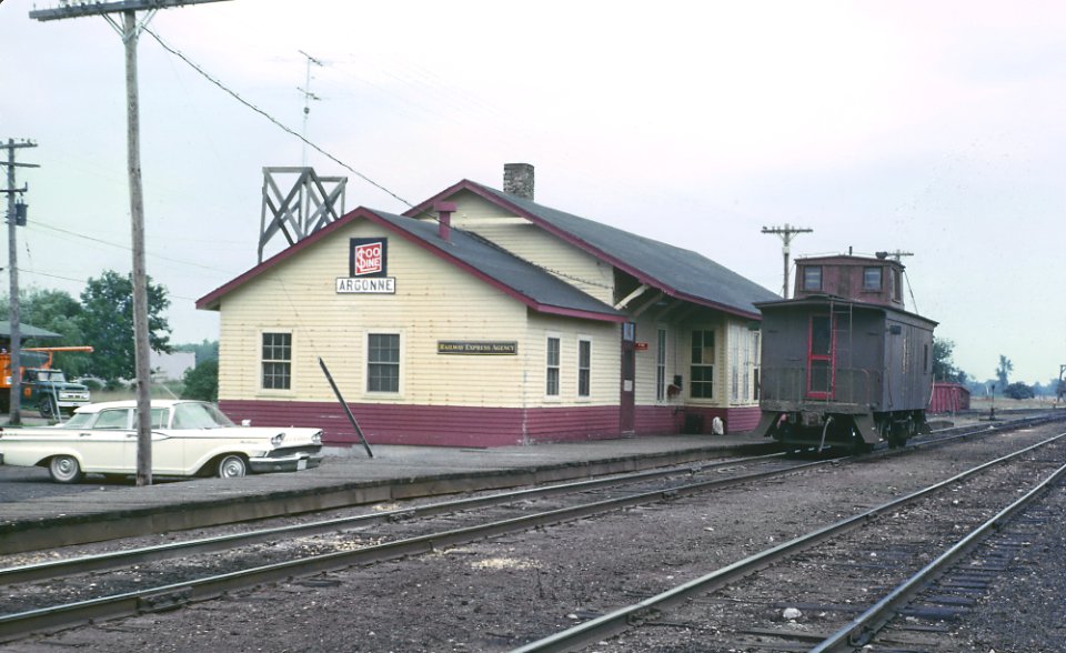 SOO depot at Argonne, WI in September 1963 (33668032413)
