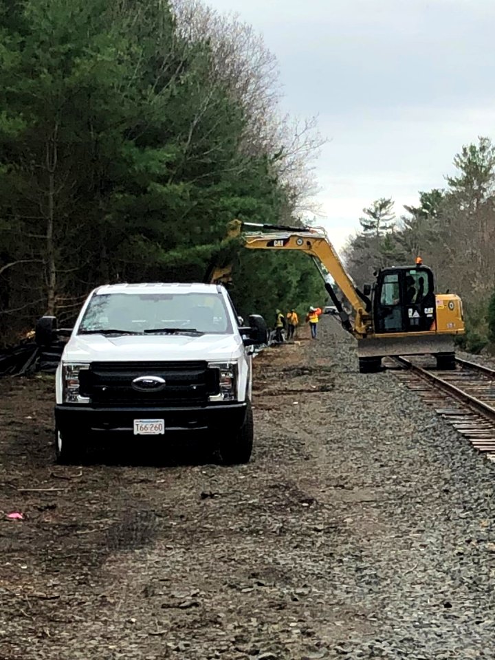 South Coast Rail Work, Berkley, April 22, 2019 (32735226677)