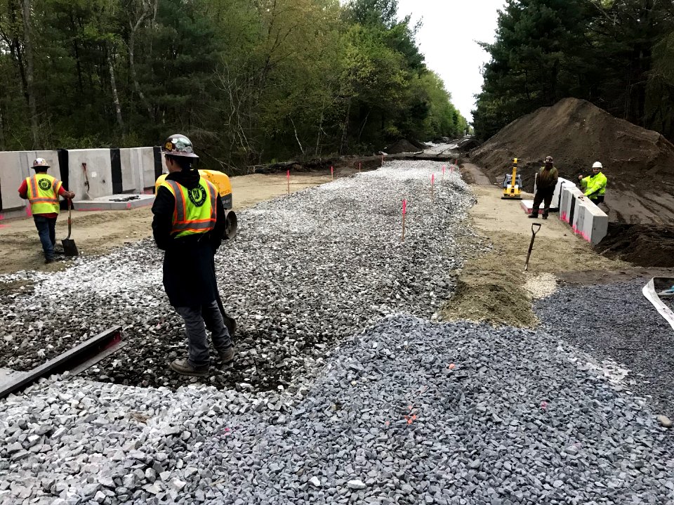 South Coast Rail May 20, 2019, Preparation for Track Restoration, Berkley (47855859982)