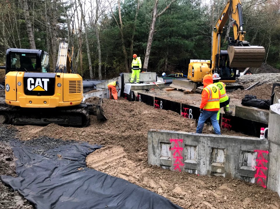 South Coast Rail, May 2019, Backfill After Culvert Installation, Berkley (32853549237)