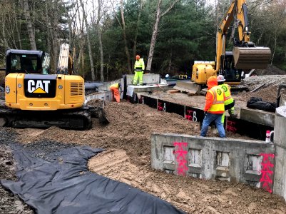 South Coast Rail, May 2019, Backfill After Culvert Installation, Berkley (32853549237)