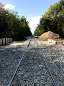 South Coast Rail May 20, 2019, Track Restoration Completed, Berkley (47907926161)