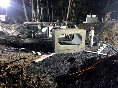 South Coast Rail, May 2019, Culvert Installation, Berkley (47796873401)