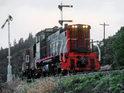 SP 2603, a SW1000, at Roseburg, OR on July 30, 1982 (32315834694) photo