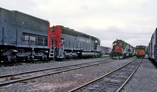 SP 8234 and 8965 at Roseburg and , OR on July 30, 1982 (32345833313) photo