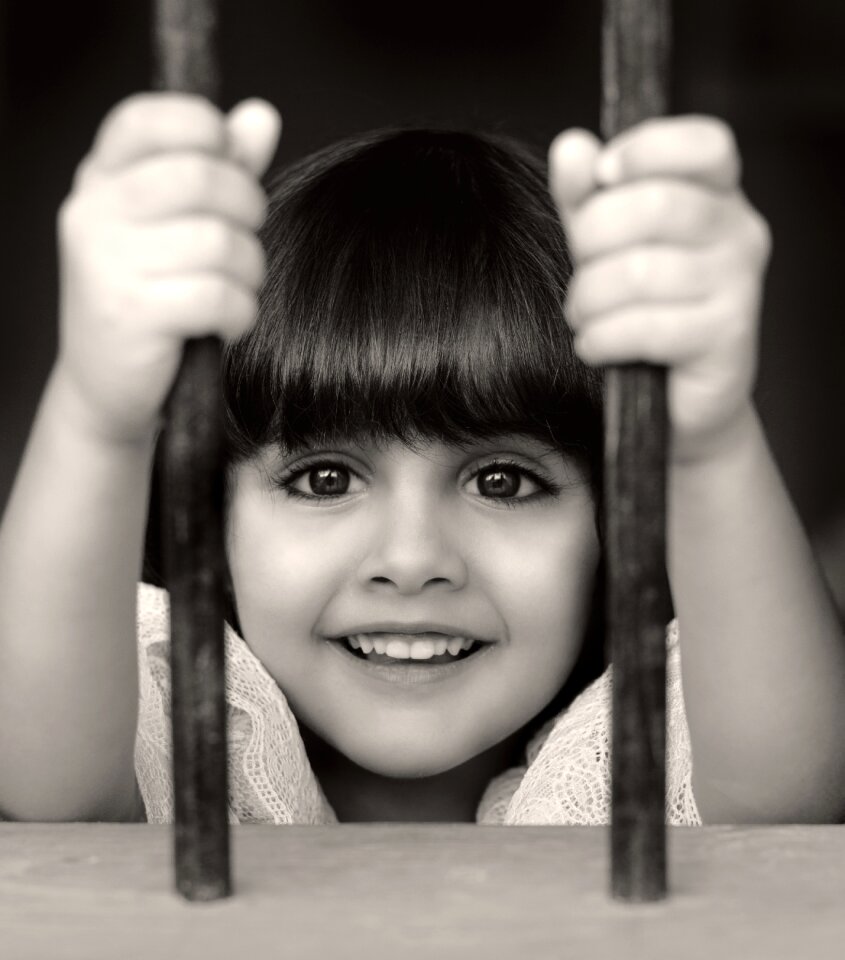 Childhood happy girl