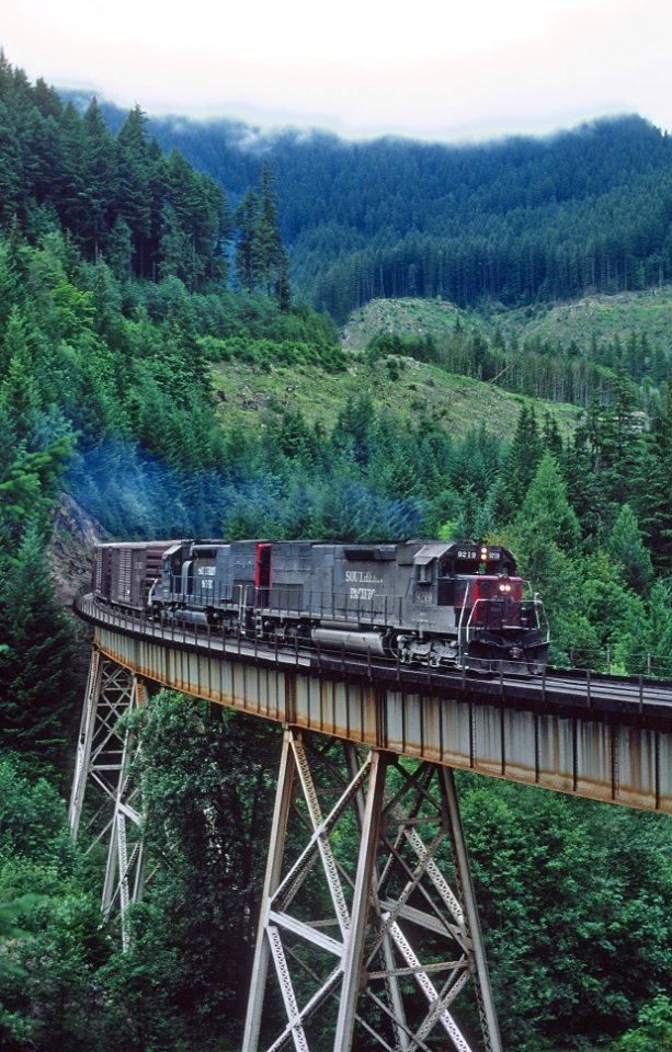 SP 9219 eastbound at Heather, OR on July 29, 1987 (32484241503)