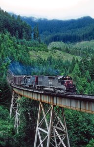 SP 9219 eastbound at Heather, OR on July 29, 1987 (32484241503)