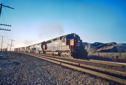 SP 8989 near Nicklin, CA in February 1981 01 (31244229325)