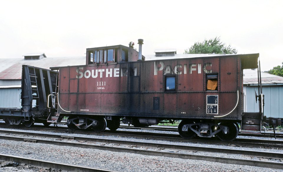 SP Local Caboose 1111 in Roseburg, OR on July 30, 1982 (32778271800)