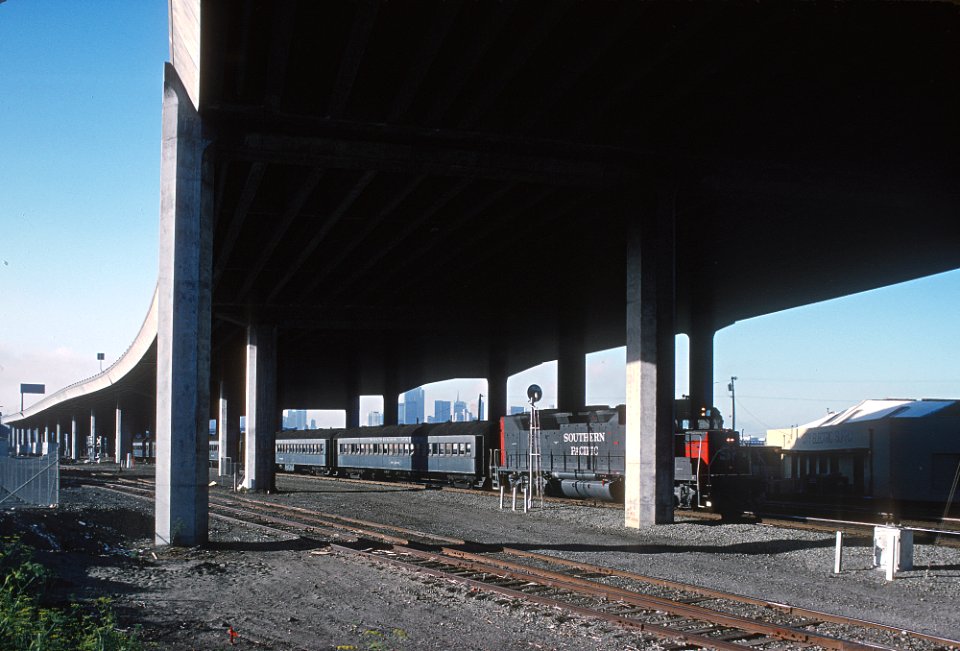 SP unknown under the 180 Freeway in San Francisco, CA in September, 1984 (31185854995)