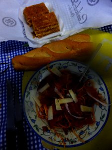 Spaguettis con queso y jamón (11406108603)