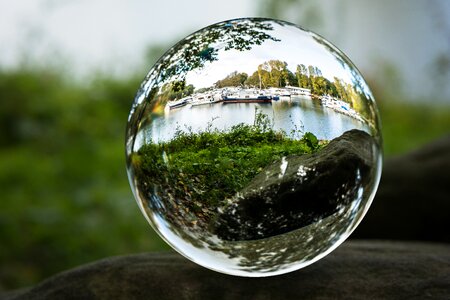 Photo sphere docks boats