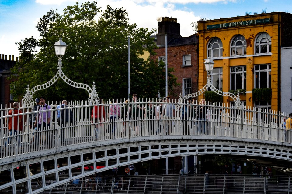 Pedestrian bridge dublin ireland