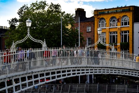 Pedestrian bridge dublin ireland