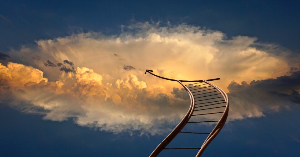 Sky jacob's ladder god
