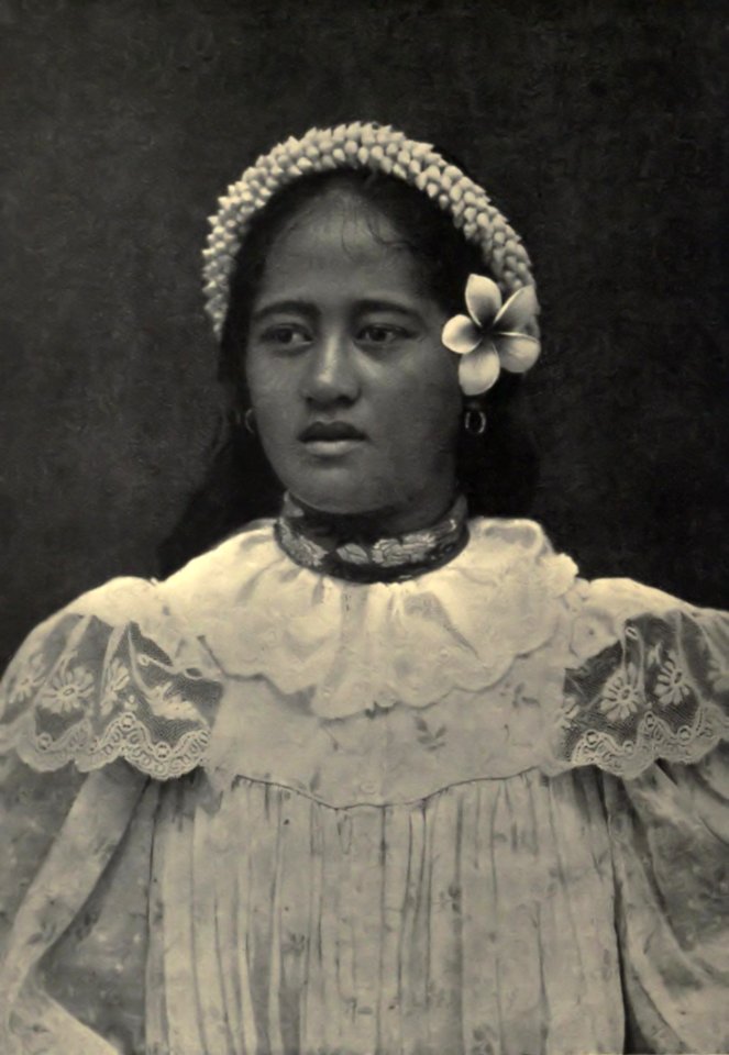 A Tahitian Darling, photograph by Coulon, c. 1906