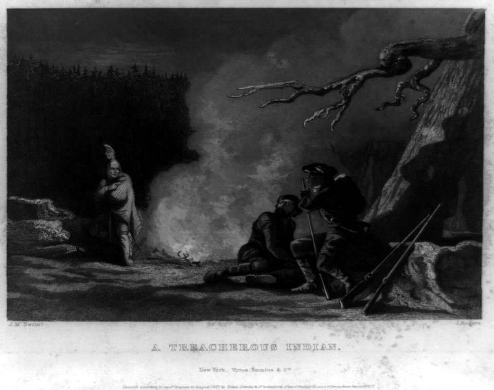 A Treacherous Indian - J.M. Nevin ; J. Rogers. LCCN91788001