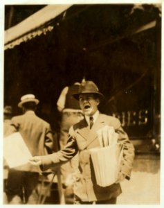 A typical 'Heavy man.' Old newspaper boy 25 yrs. on streets. (See 1463). LOC nclc.03548