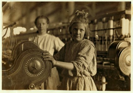 A typical Spinner Lancaster Cotton Mills, S.C. LOC cph.3a20280 photo