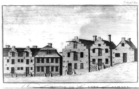 A view of houses in the city of Albany LCCN2004671540
