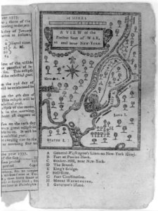 A view of the present seat of war, at and near New-York LCCN2003662096
