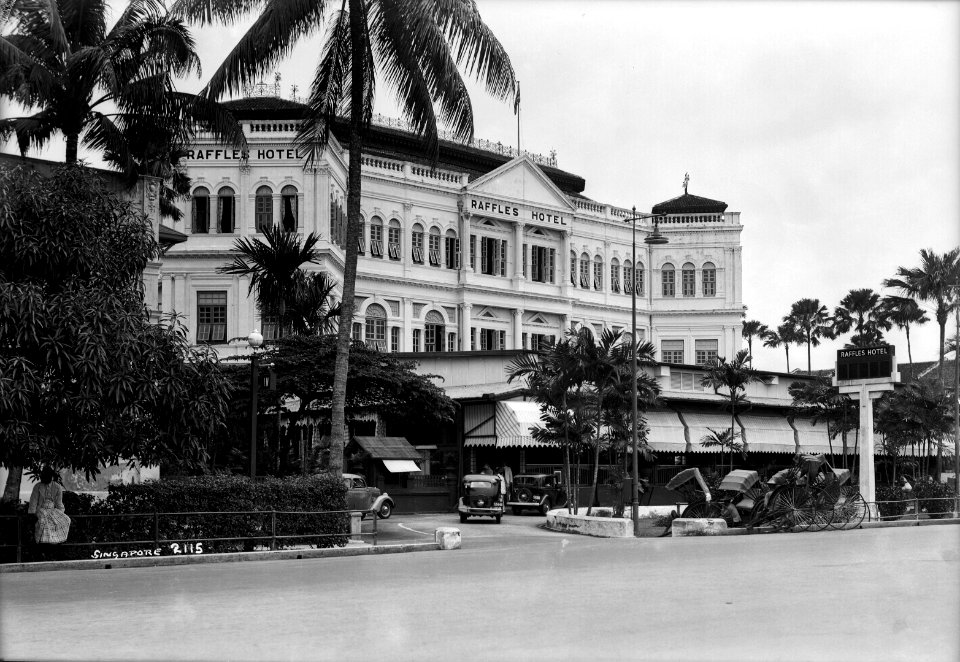 A view of the Raffles Hotel, Singapore RMG P95135