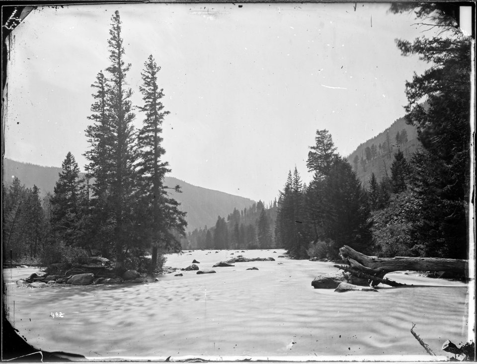 A view on the Madison below the Great Middle Canyon - NARA - 516836