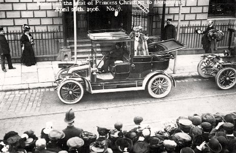 A visit by Princess Christian (Princess Helena) to Doncaster Yorkshire, England in 1906 photo