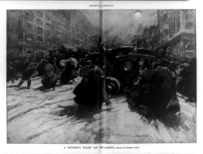 A winter's night on Broadway LCCN2002716245