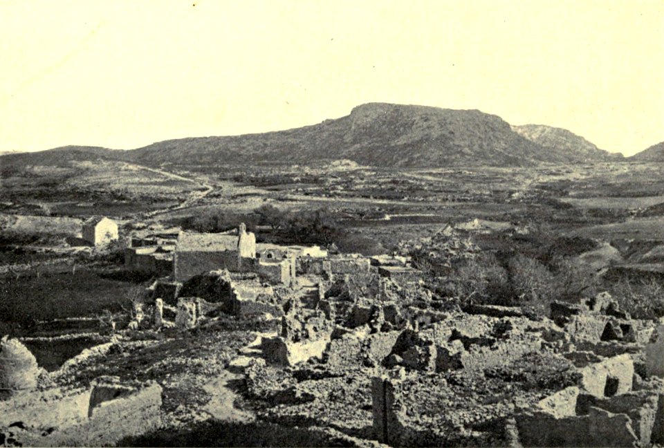 A Wrecked Moslem Village of Crete. Facing p.25. Accidents of an antiquary's life. 1910