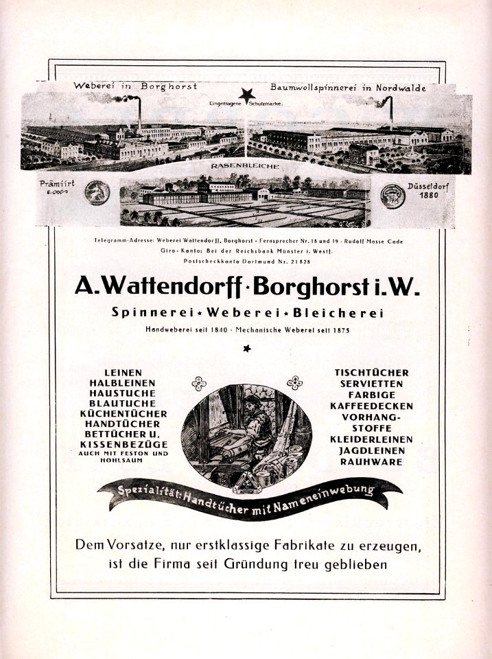 A Wattendorff Anzeige